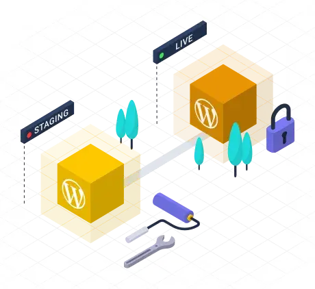hosting wordpress staging