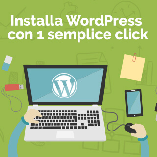 Installare WordPress con 1 click