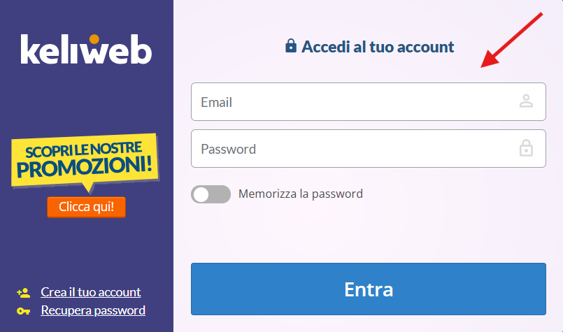 area-clienti-keliweb