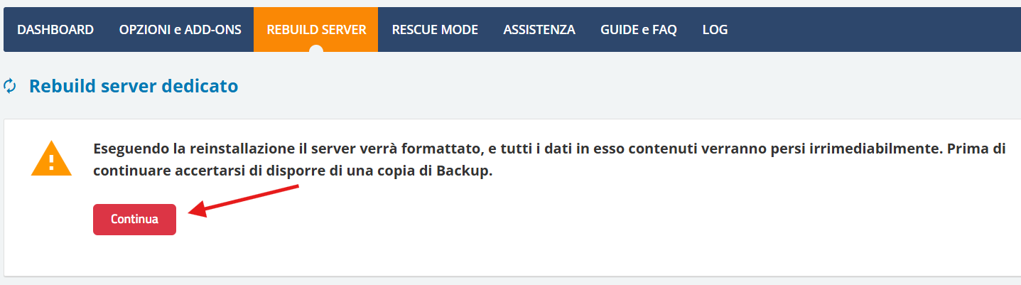 rebuild-server-dedicato