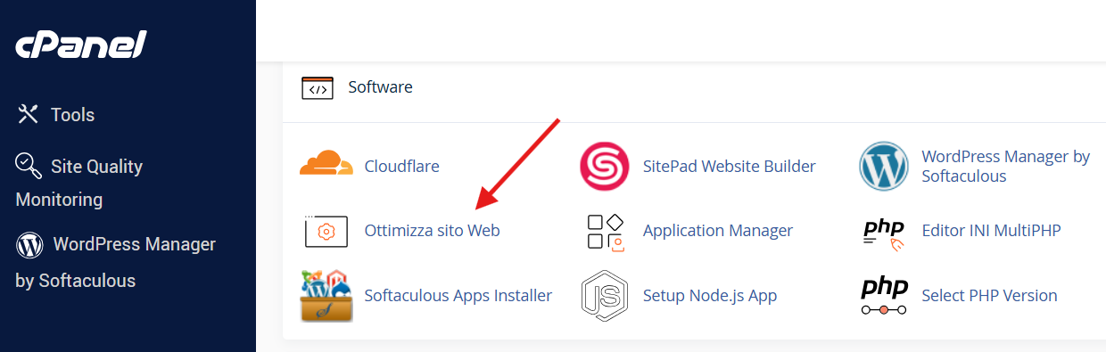 cpanel-ottimizza-sito-web