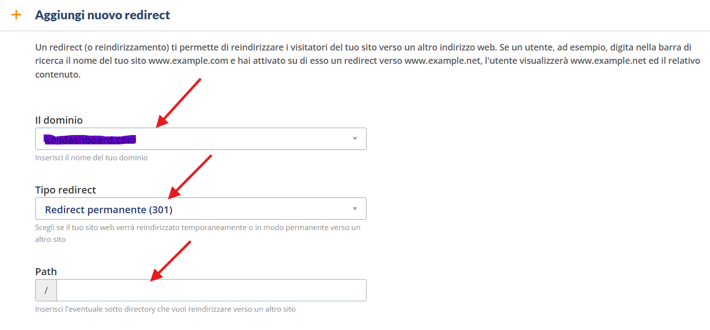 aggiungi-nuovo-redirect-dominio