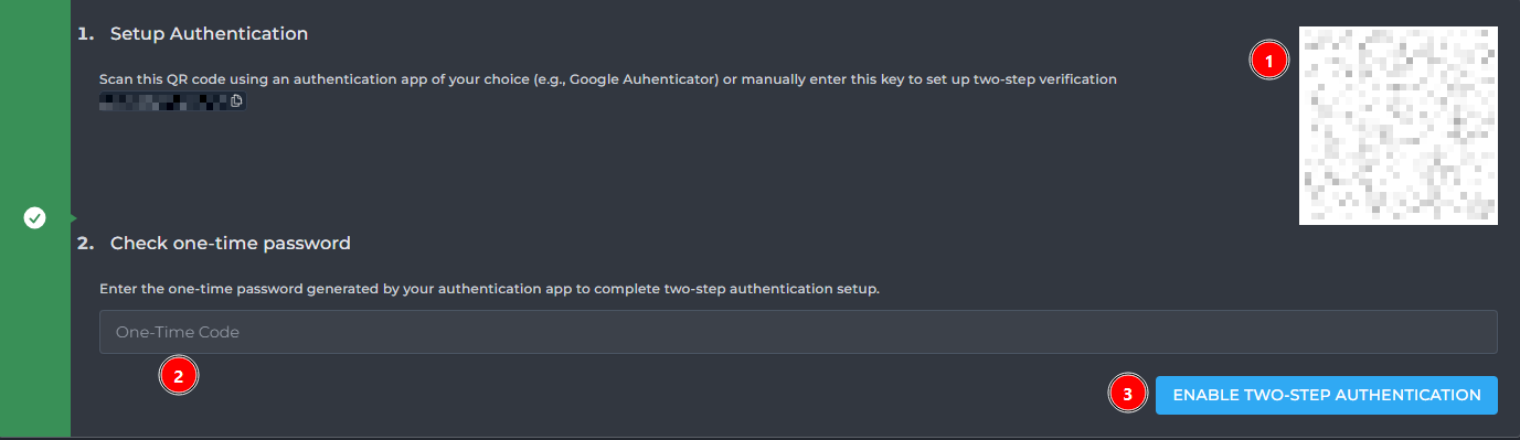 directadmin autenticazione a due passaggi