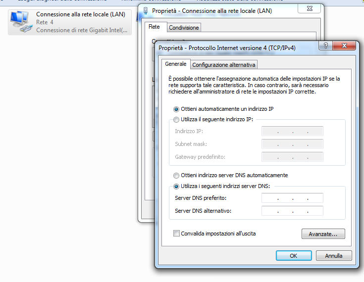 Cambio Dns Windows