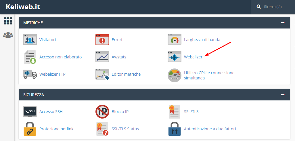 cPanel Webalizer